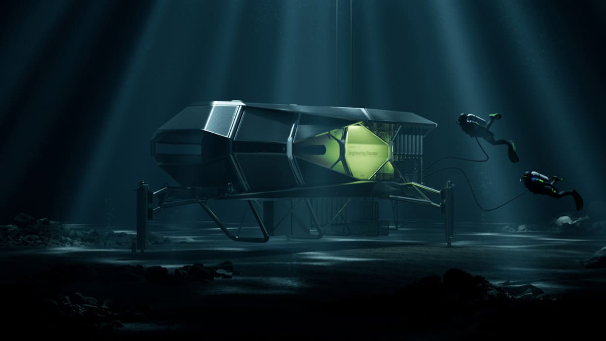 "Vanguard", el primer hábitat submarino diseñado para misiones de investigación de larga duración bajo el mar.