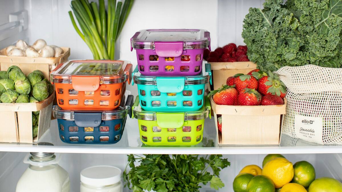 Vegetales, verduras, frutas, heladera. Foto Unsplash.