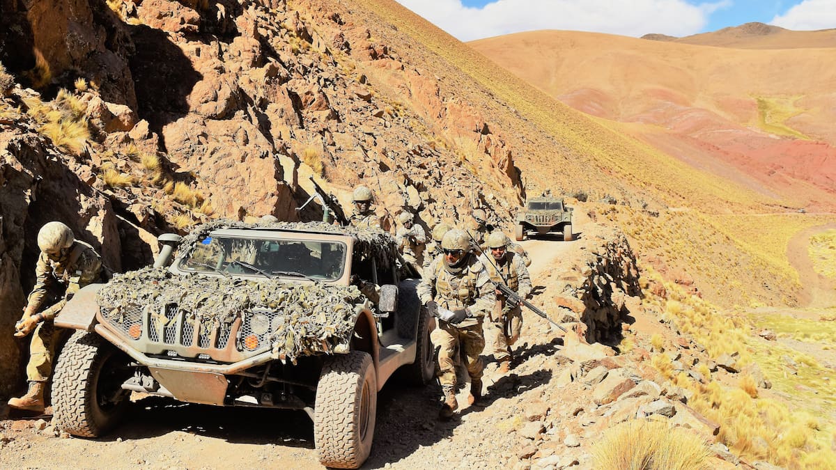 Vehículo militar VLEGA Gaucho.