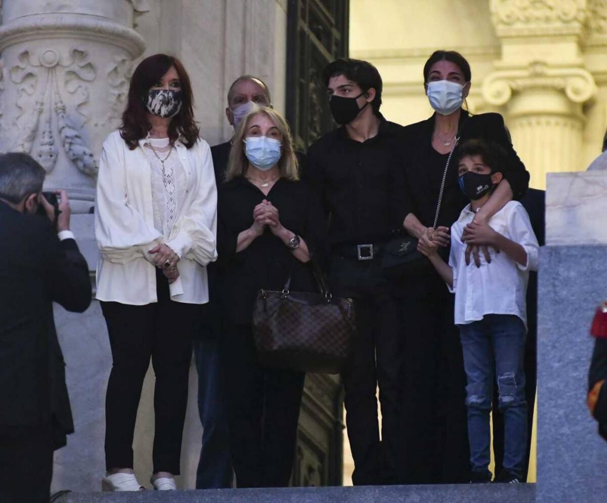 Velatorio de Carlos Menem, Zulema Yoma, Zulemita Menem, Cristina Kirchner, NA