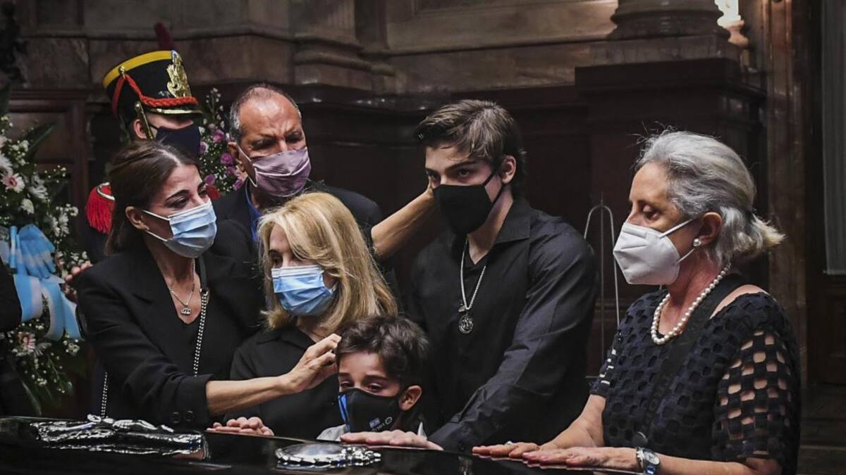 Velatorio de Carlos Menem, Zulema Yoma, Zulemita Menem, NA