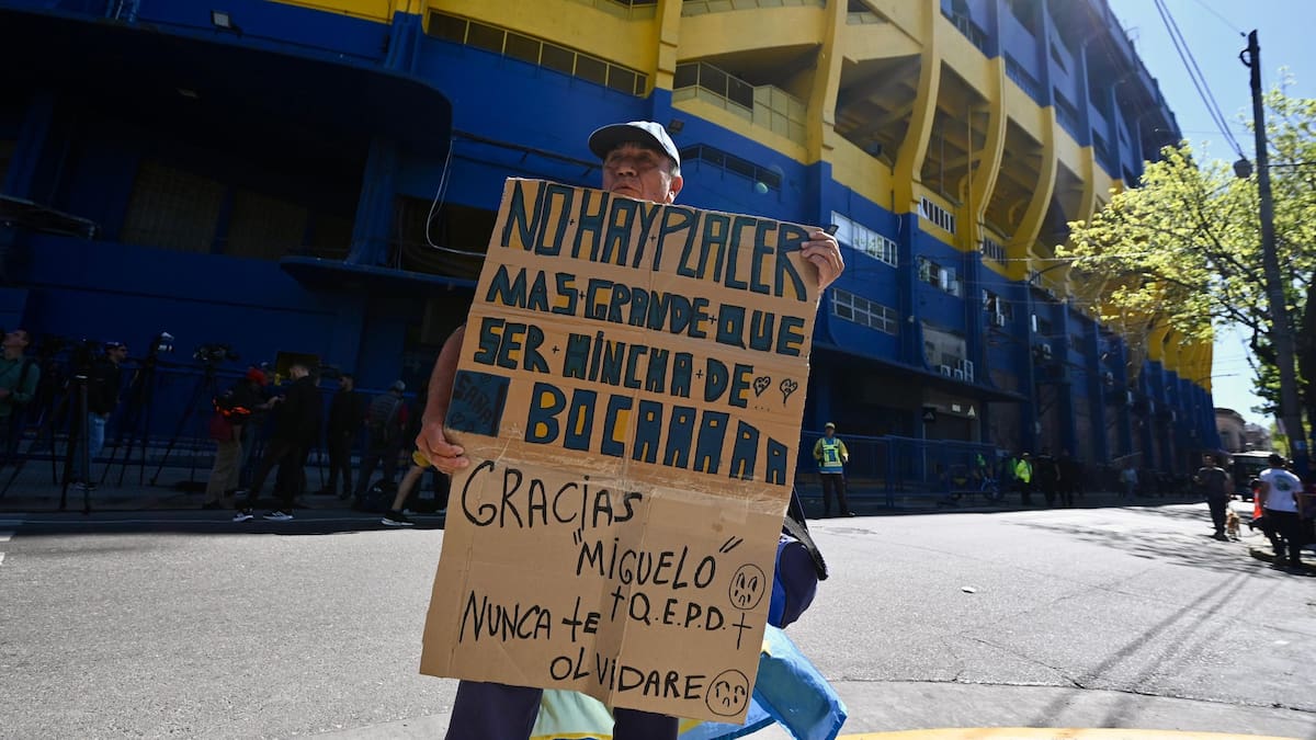 Velorio de Miguel Ángel Russo en La Bombonera