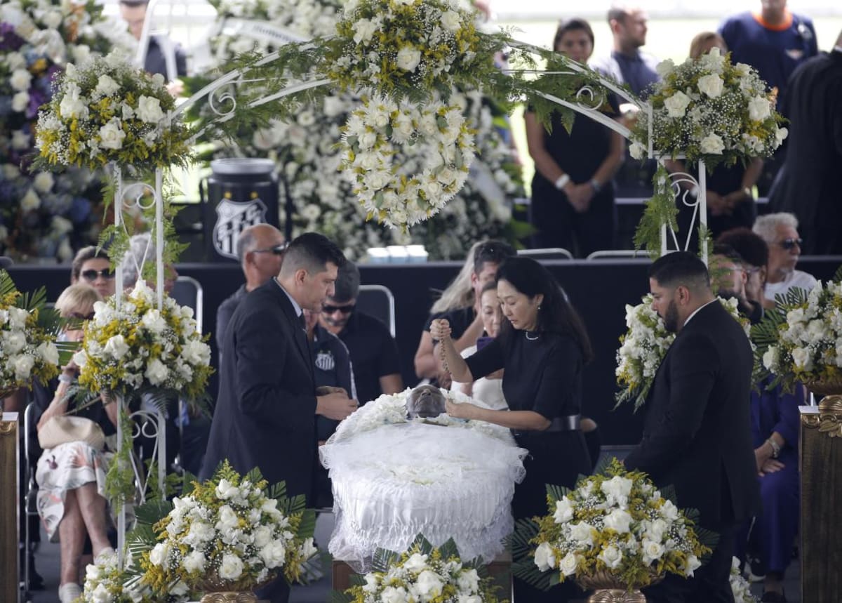 Velorio de Pelé. Foto: Reuters.