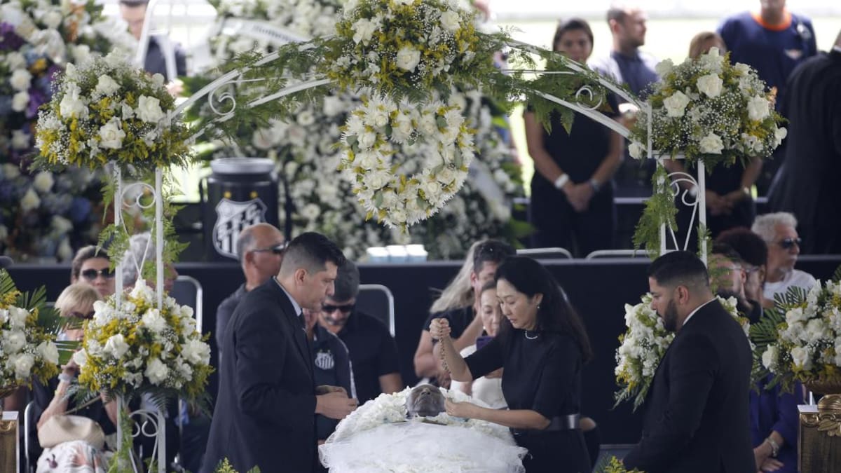 Velorio de Pelé. Foto: Reuters.