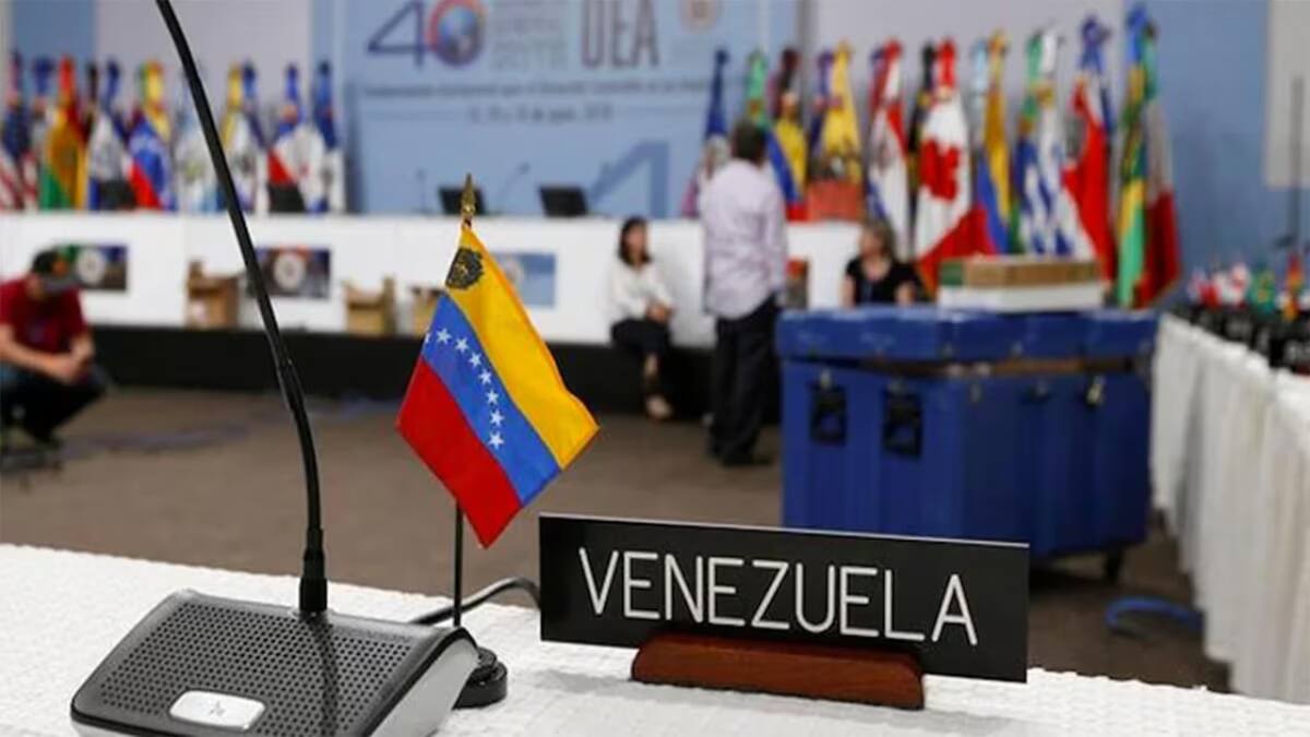 Venezuela en la Organización de Estados Americanos. Foto: EFE.
