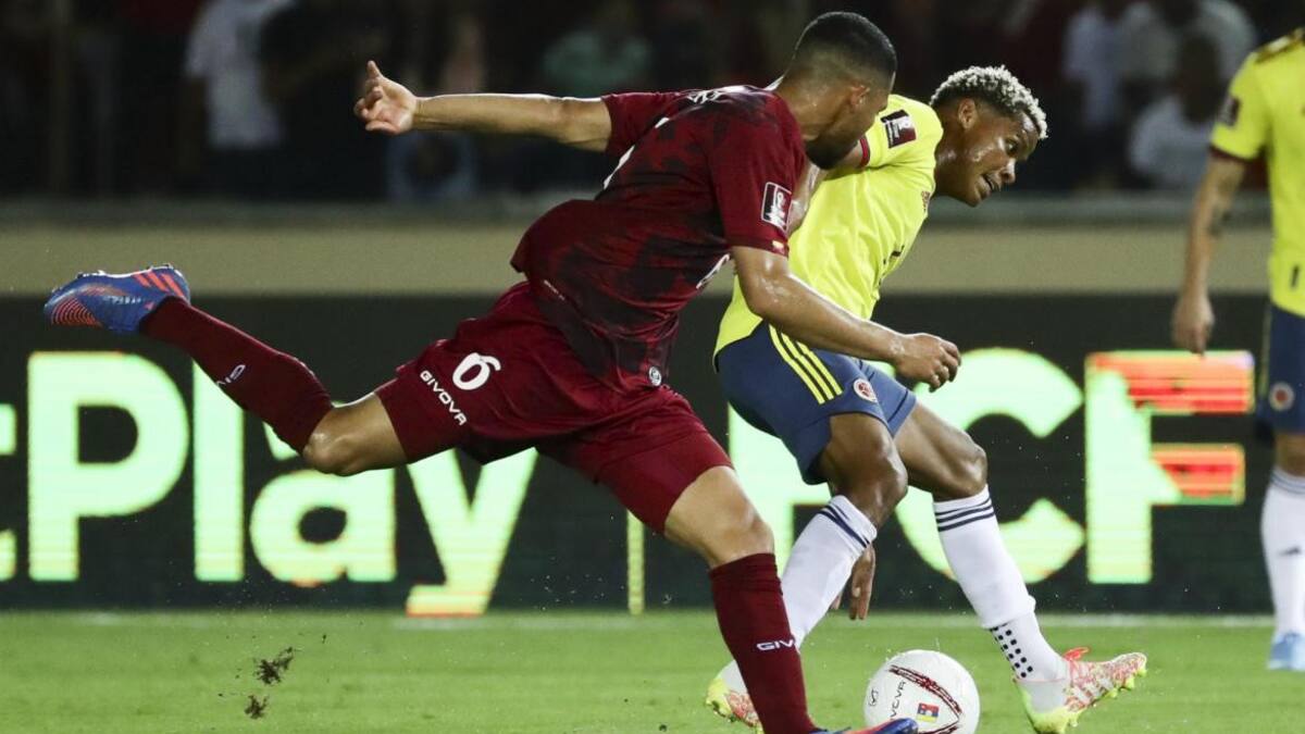 Venezuela vs Colombia, Eliminatorias, Mundial Qatar, EFE