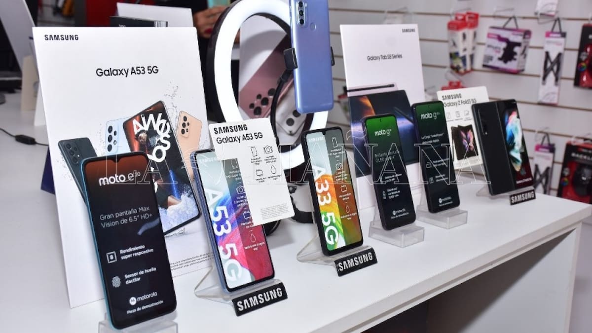 Venta de celulares. Fuente: X