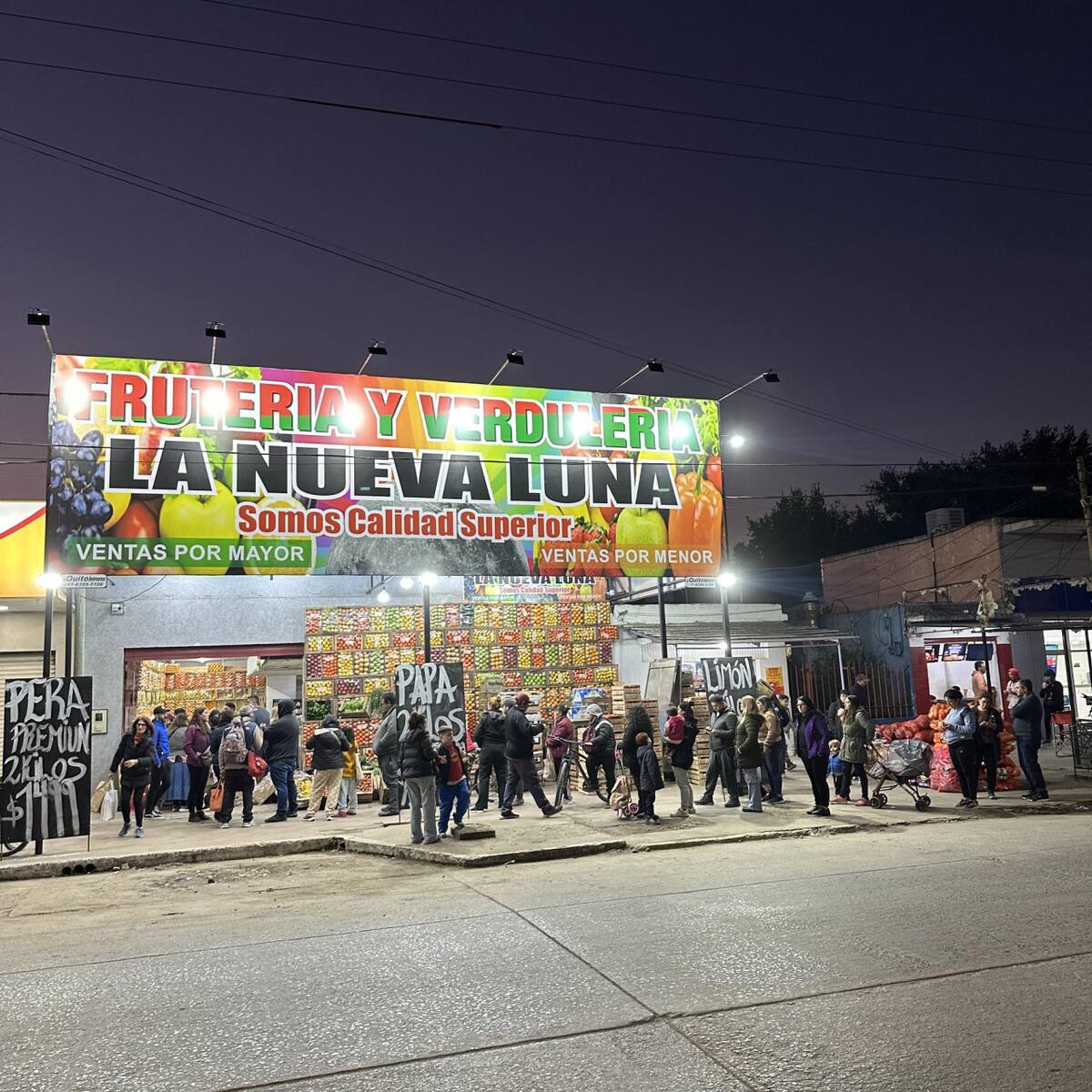 Verdulería "La nueva luna" en Guernica. Foto: Facebook / Lanuevaluna Verduleria,