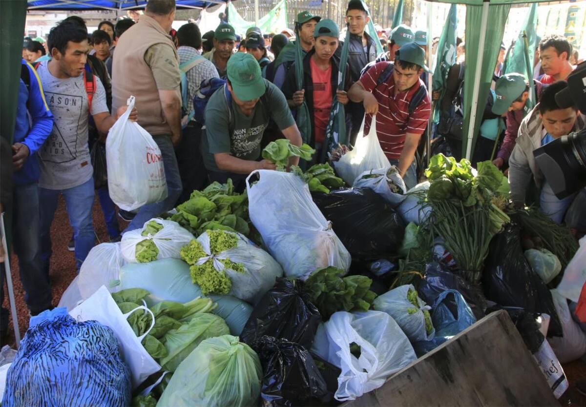 Verdurazo frente al Congreso - Protesta (NA)