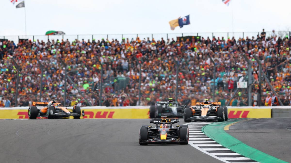 Verstappen, imparable en el Gran Premio de Gran Bretaña de Fórmula 1. Foto: Reuters.