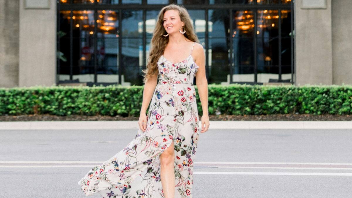 Vestido floreado