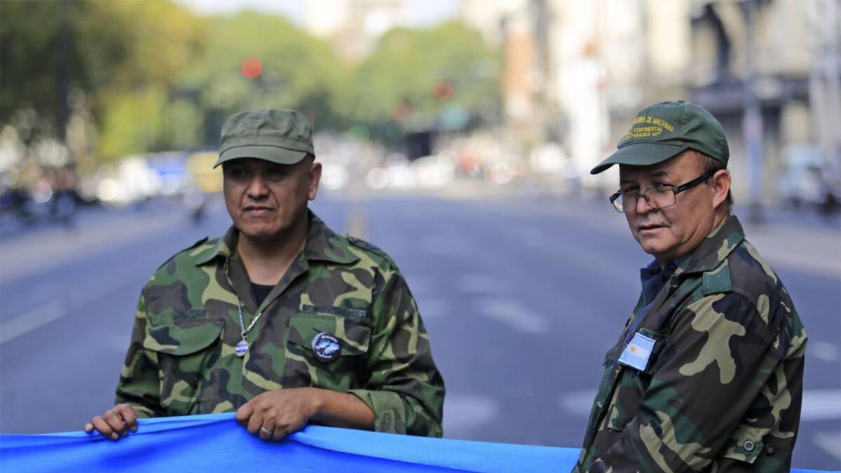 Veteranos de guerra de Malvinas - Reclamo