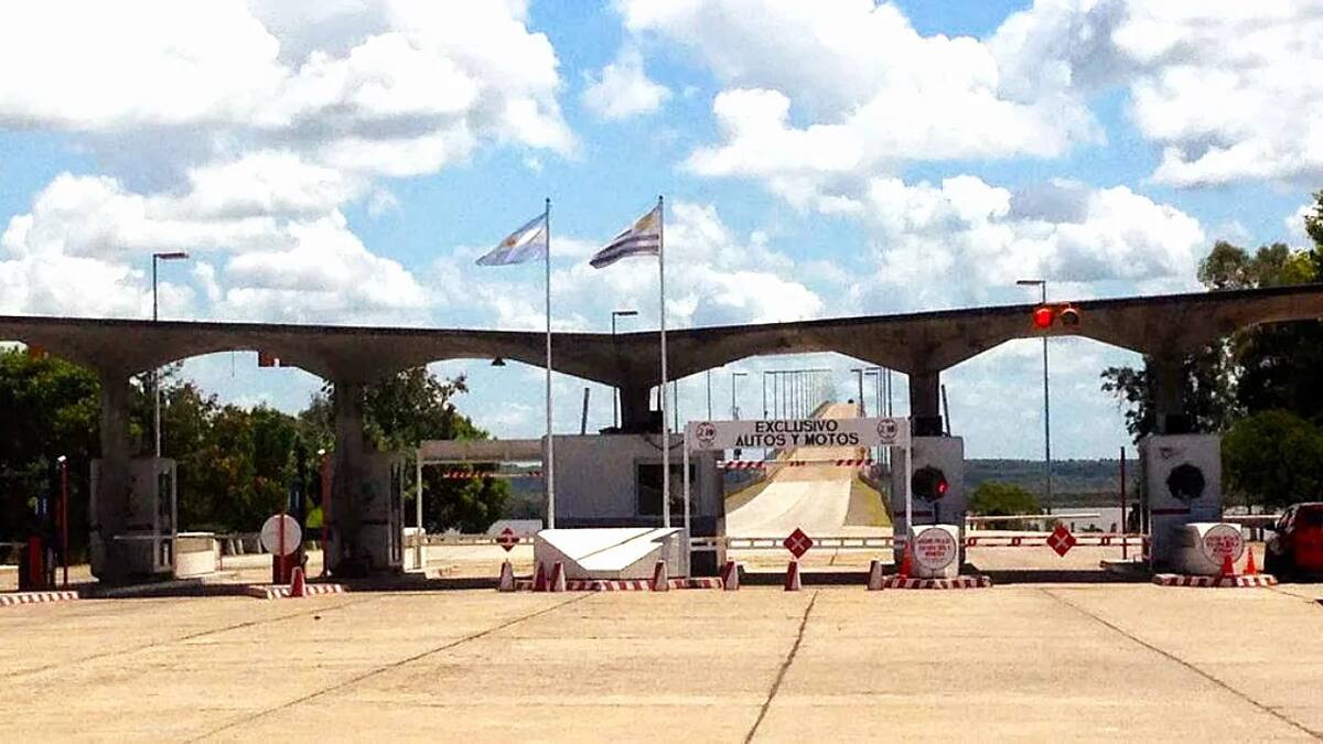 Frontera entre Argentina y Uruguay. Foto: NA.