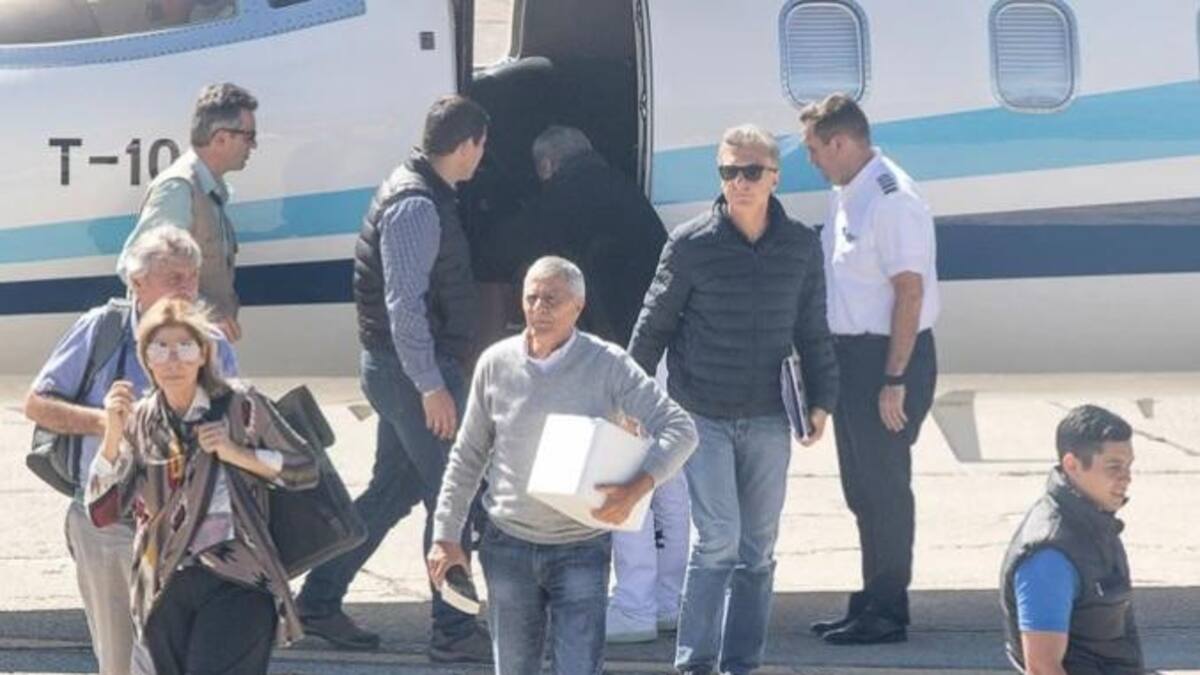 Viaje de Mauricio Macri a Villa La Angostura (LM Neuquén)