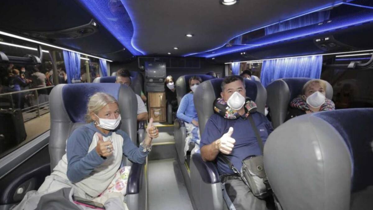 Viajes en micro, transporte público, NA