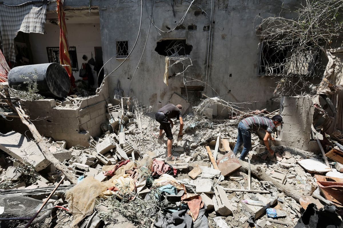 Víctimas de Gaza. Foto: Reuters.