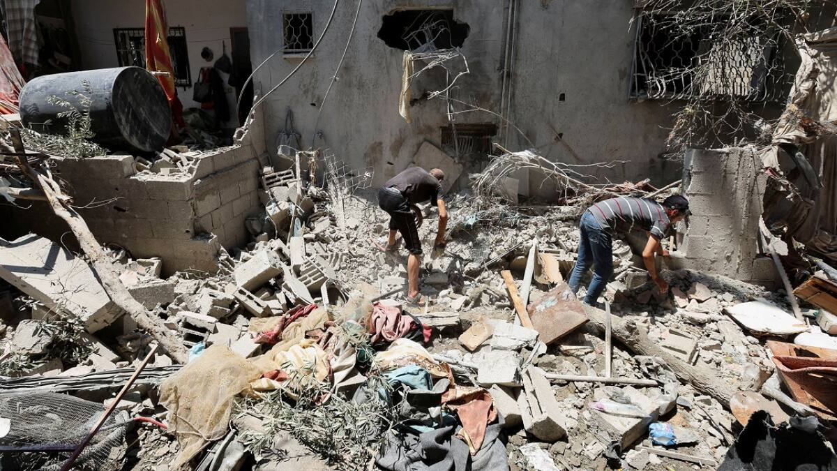 Víctimas de Gaza. Foto: Reuters.