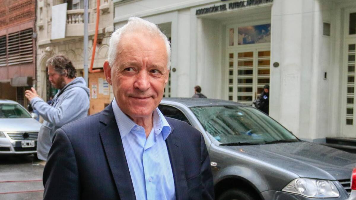 Víctor Blanco, presidente de Racing. Foto: NA