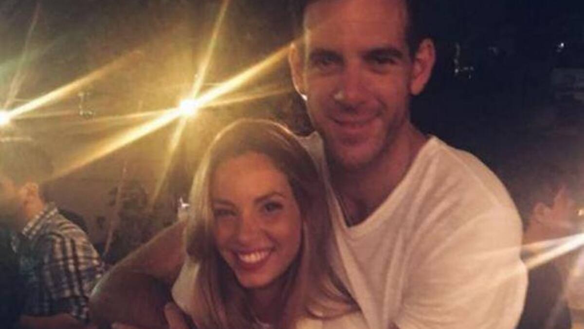 Victoria Malara y Juan Martín Del Potro