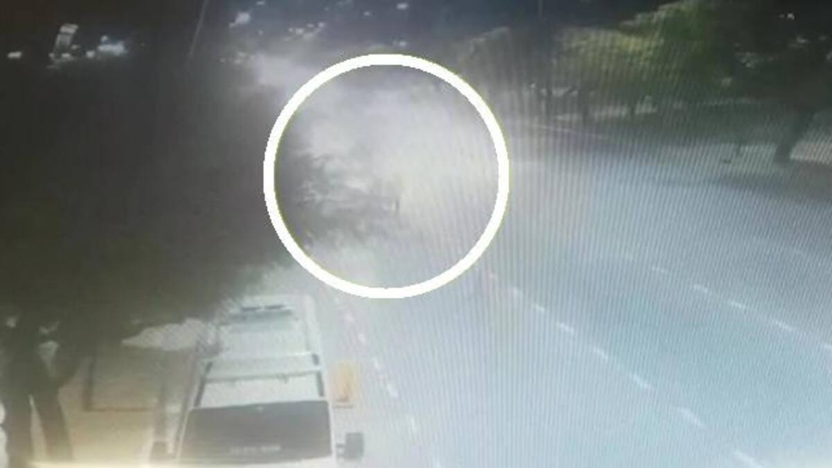 Video del momento cuando atropella a agente de tránsito