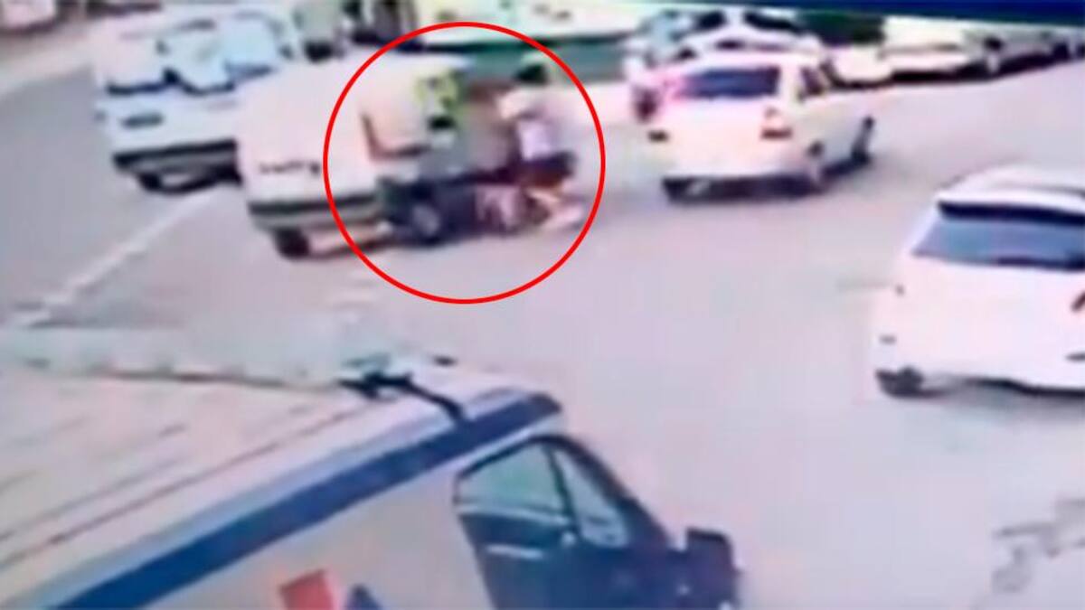 Video impactante: violento intento de secuestro a mujer en Parque Patricios, CANAL 26