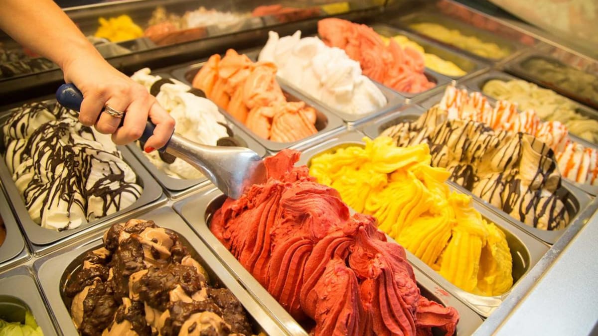 Helado artesanal.