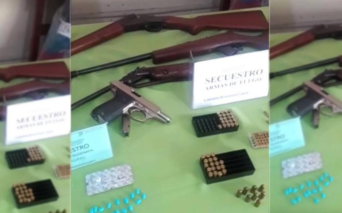 Violador detenido en Berazategui - Armas
