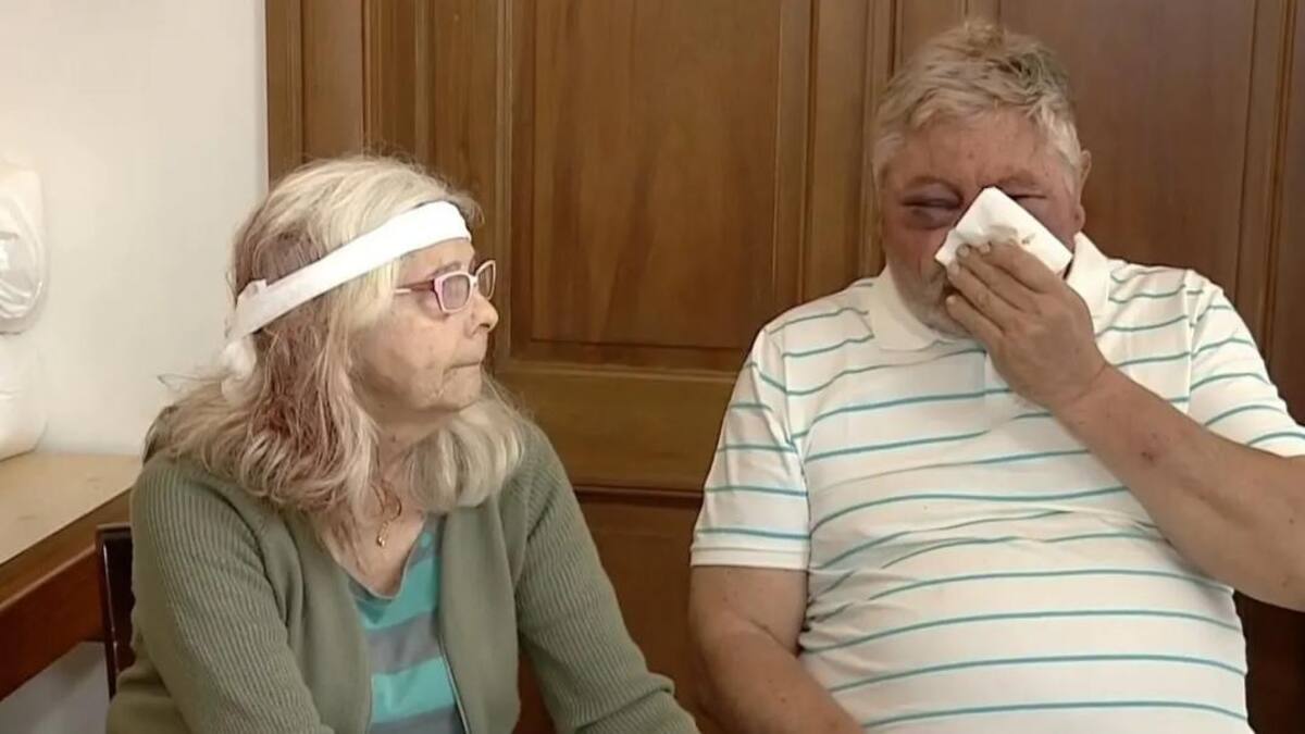 Violento asalto a una pareja jubilados en Monte Castro. Foto: Captura de tv.