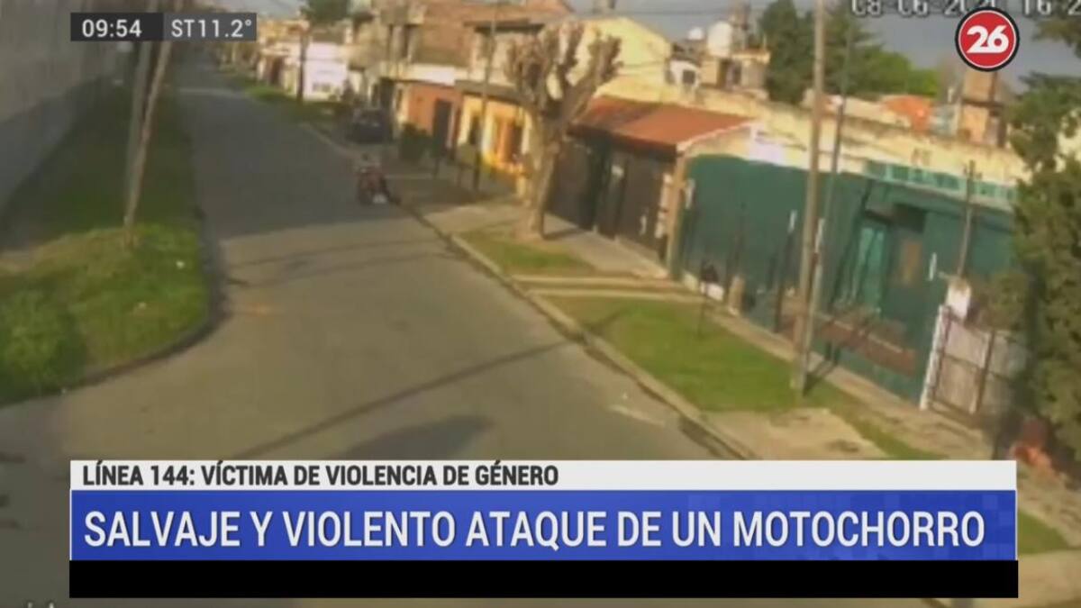 Violento asalto en Loma Hermosa, video, Canal 26