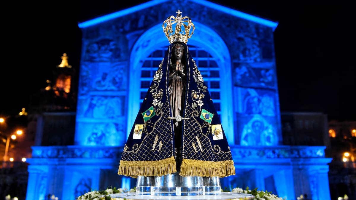 Fue rescatada por tres pescadores, ayudó a una princesa a ser madre y Juan Pablo II visitó su santuario en Brasil: la historia de Nuestra Señora Aparecida