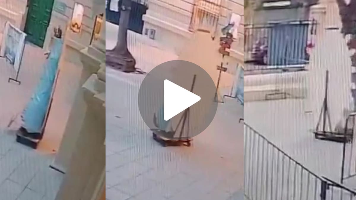 Video viral: la Virgen de Luján “caminó” en San Cayetano y sorprendió a todos antes de la peregrinación