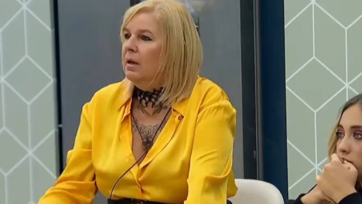 Virginia, participante de Gran Hermano. Foto captura Telefe.