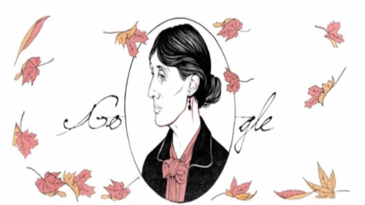 Virginia Woolf es la protagonista del Doodle con motivo del 136º aniversario de su nacimiento