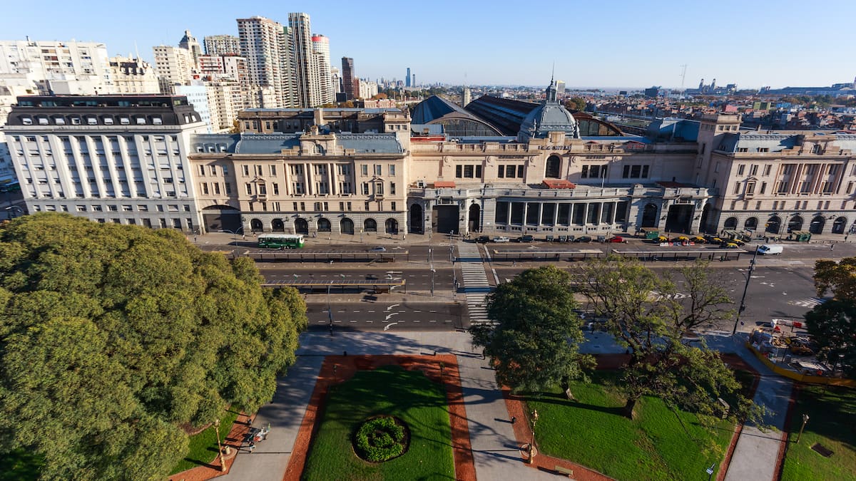 La Ciudad de Buenos Aires vista desde la Torre Monumenal o "de los Ingleses".