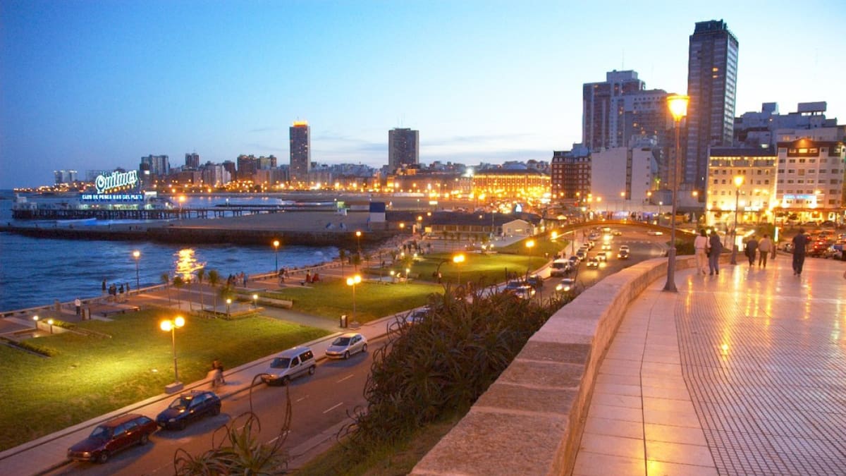 Vista panorámica de Mar del Plata. Foto: Instagram @turismomardelplata