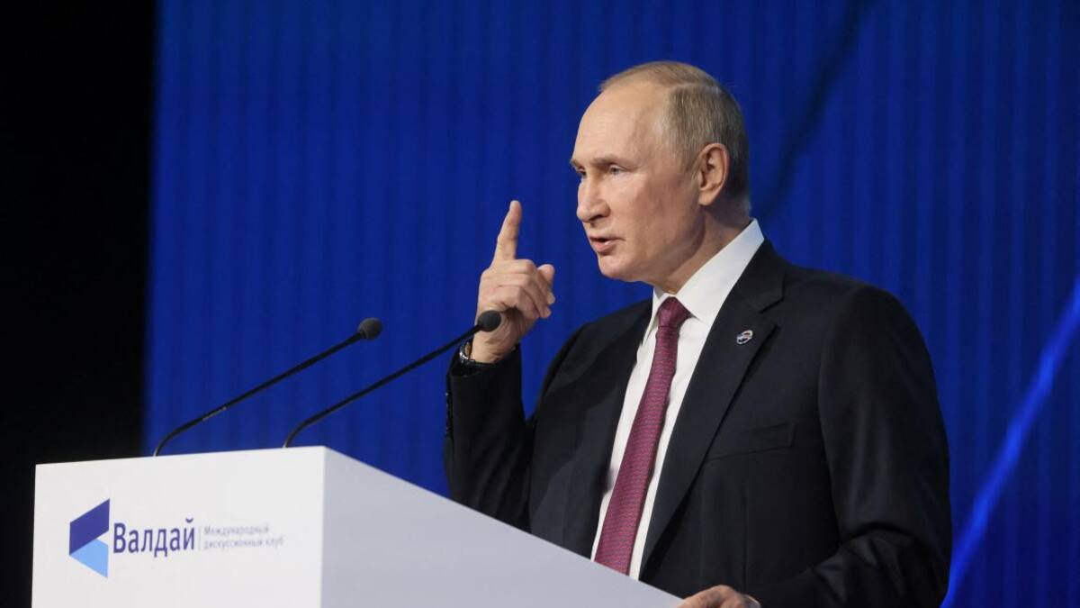 Vladimir Putin en foro contra Occidente_Reuters