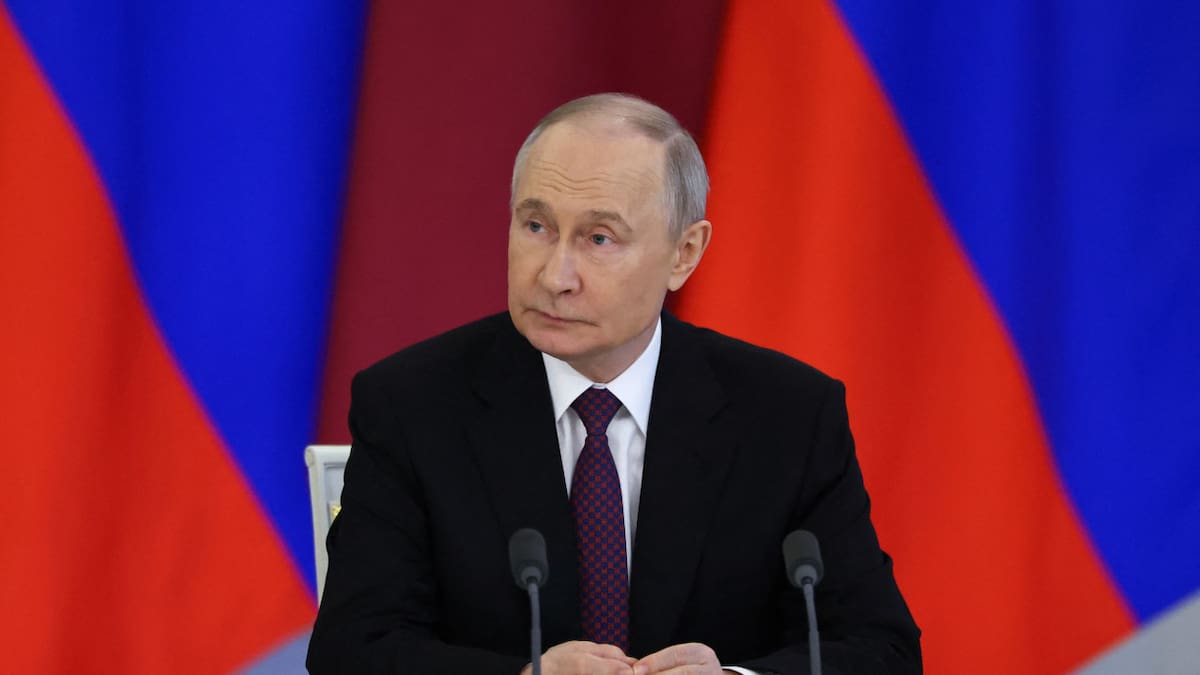 Vladímir Putin, presidente de Rusia. Foto: Reuters/Alexander Kazakov.