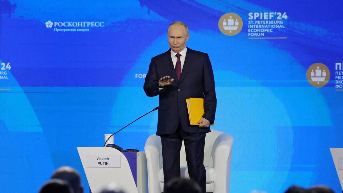 Vladimir Putin, presidente de Rusia. Foto: Reuters