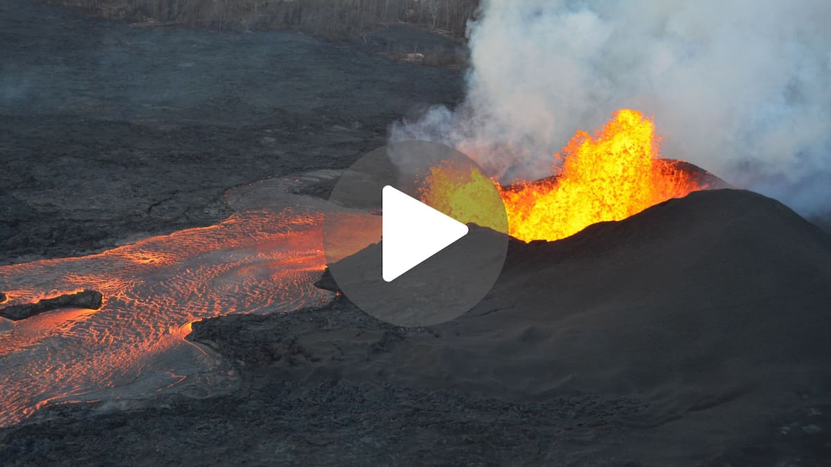 Video impresionante: la erupción del volcán Kilauea que rompió un récord histórico de actividad
