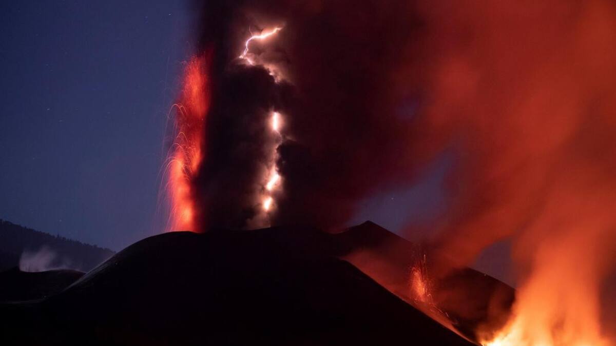 Volcan de La Palma, España. Agencia EFE.