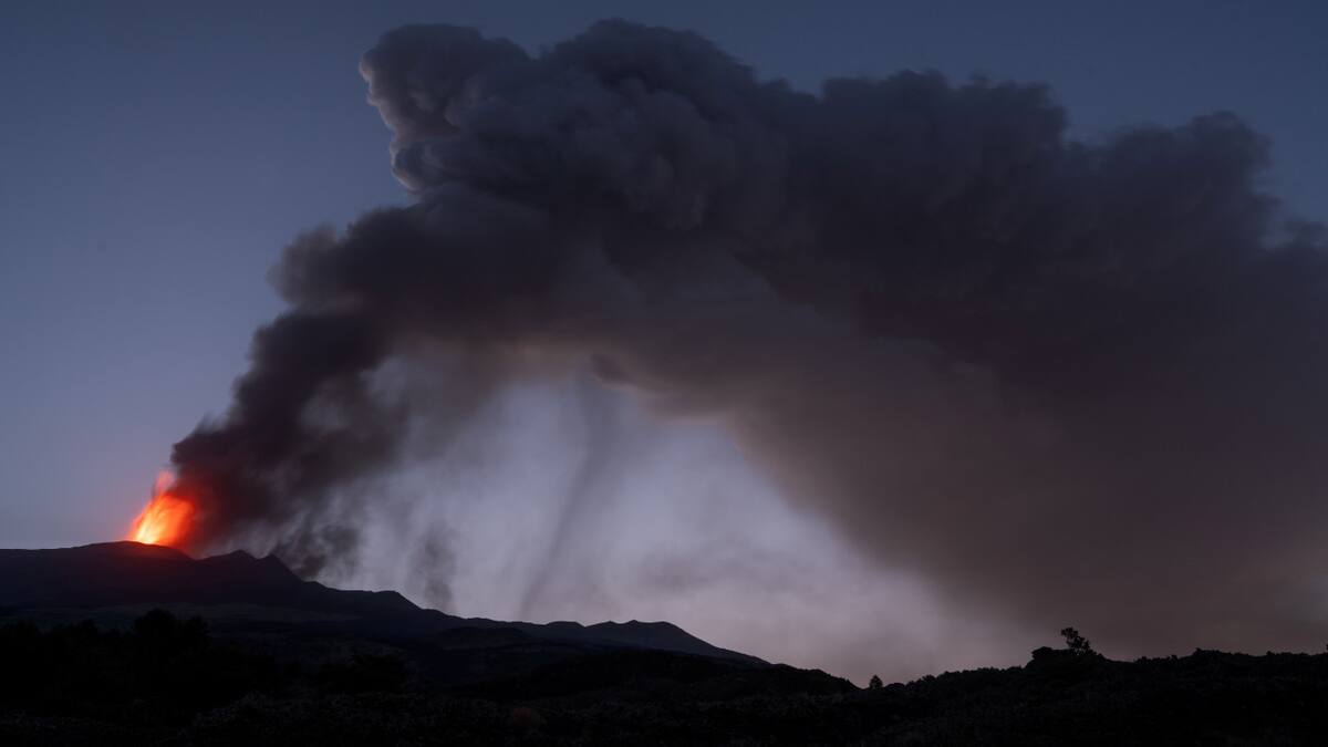 Volcán Etna. Foto: Reuters.