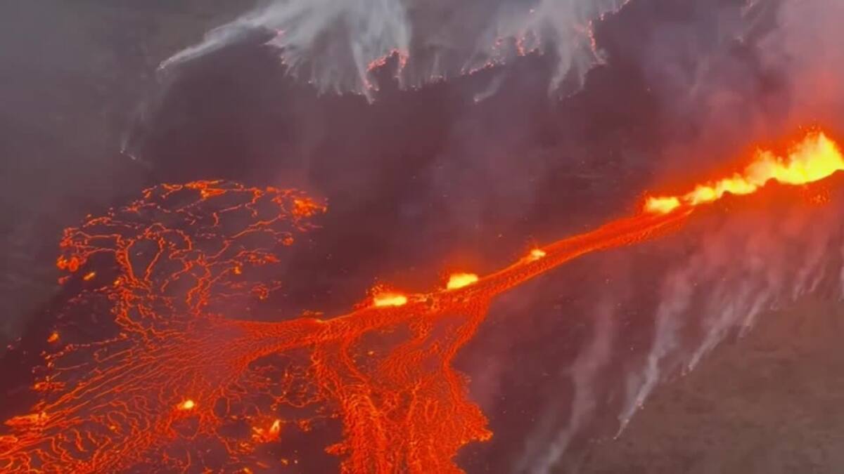 Volcán Fagradalsfjall. Foto: Reuters.