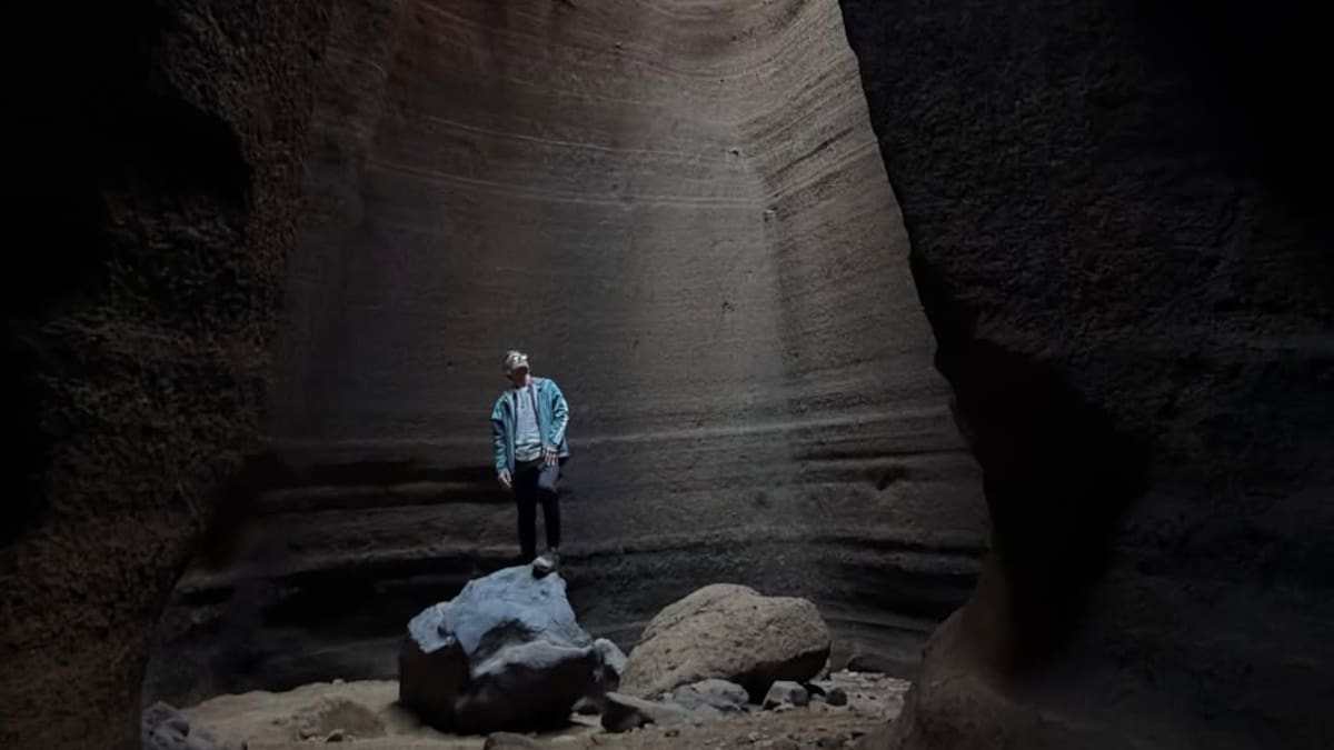 Una geografía única en Argentina: el misterioso volcán Malacara que se puede recorrer por dentro y parece de otro planeta