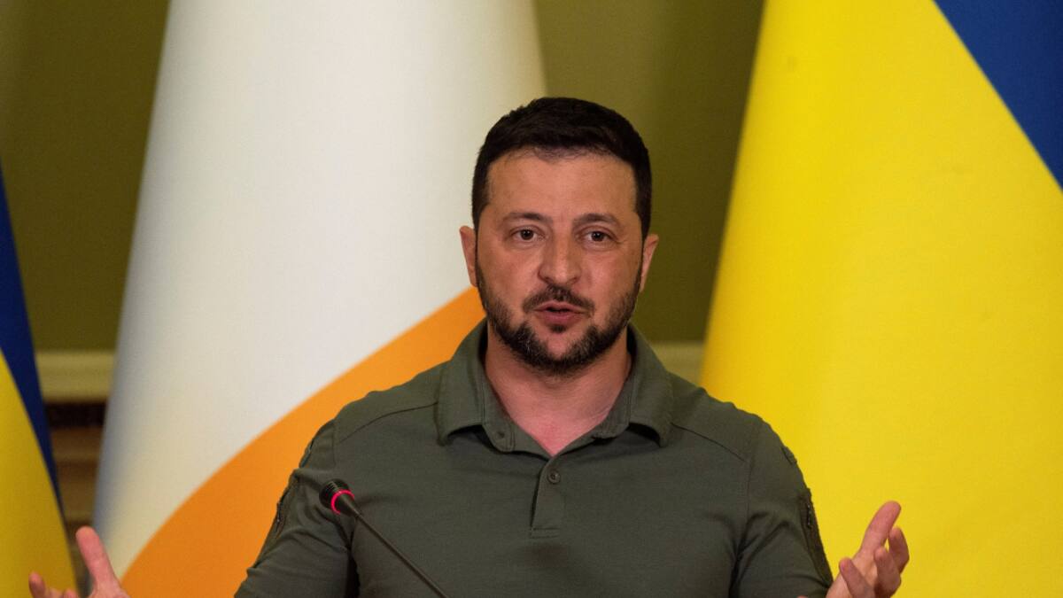 Volodimir Zelenski firmó una ley clave para la adhesión de Ucrania a la UE. Foto: Reuters.