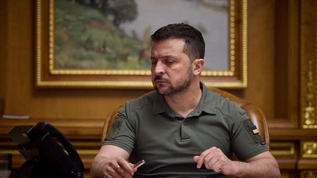Volodimir Zelenski, presidente de Ucrania, conflicto Rusia-Ucrania, NA
