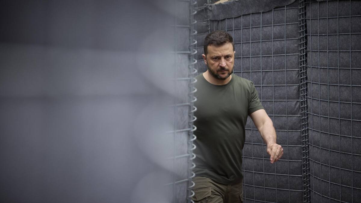 Volodimir Zelenski, presidente de Ucrania. Foto: EFE.