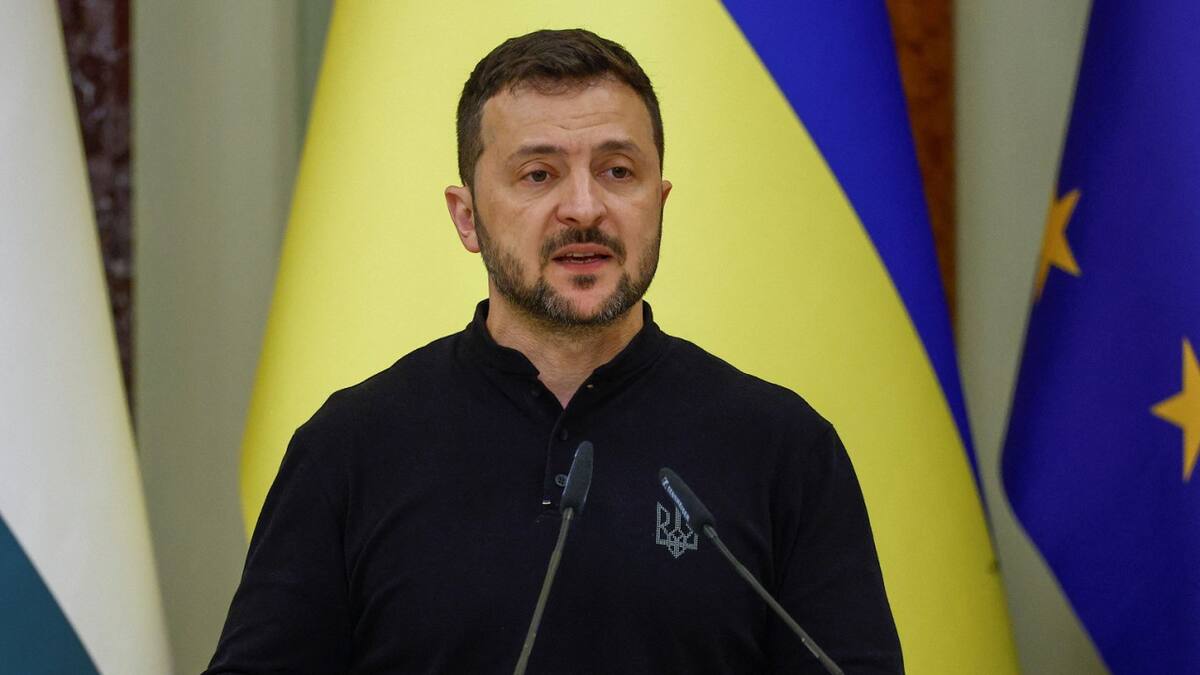 Volodimir Zelenski, presidente de Ucrania. Foto: Reuters.