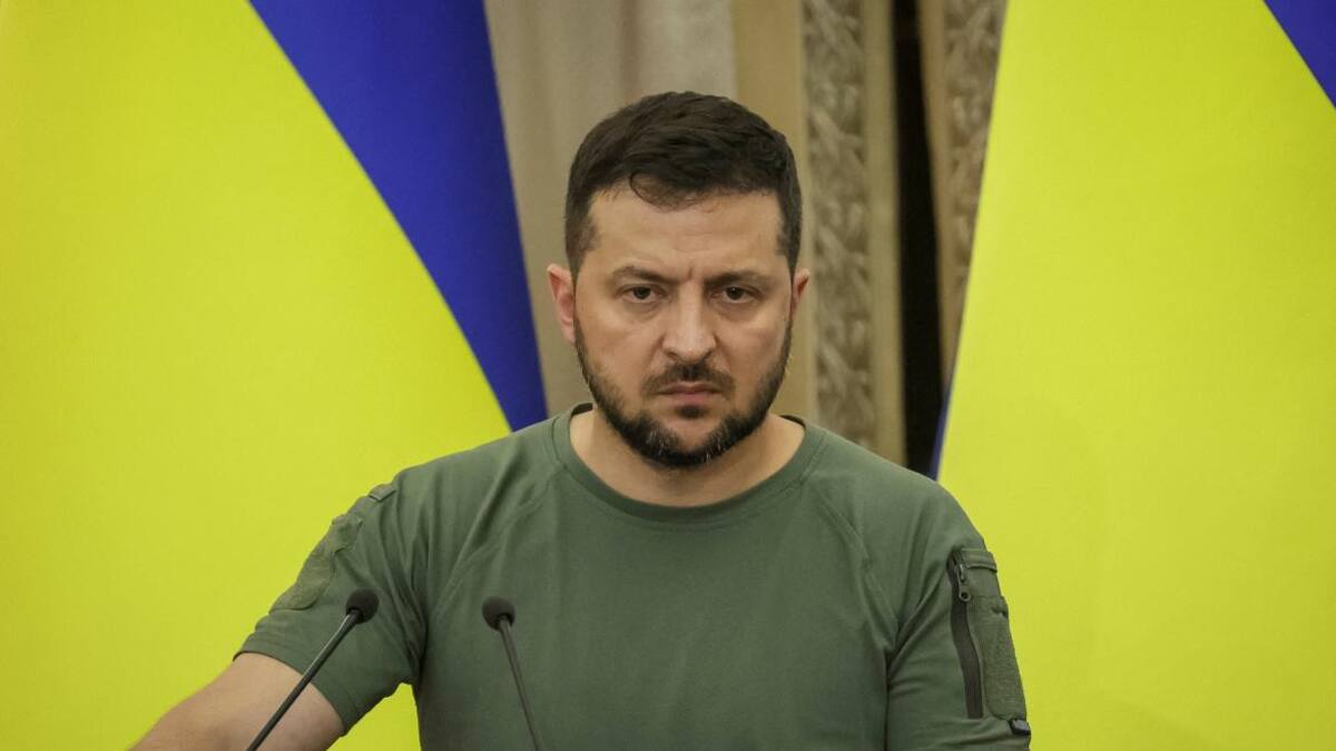 Volodímir Zelenski, presidente de Ucrania. Foto: REUTERS