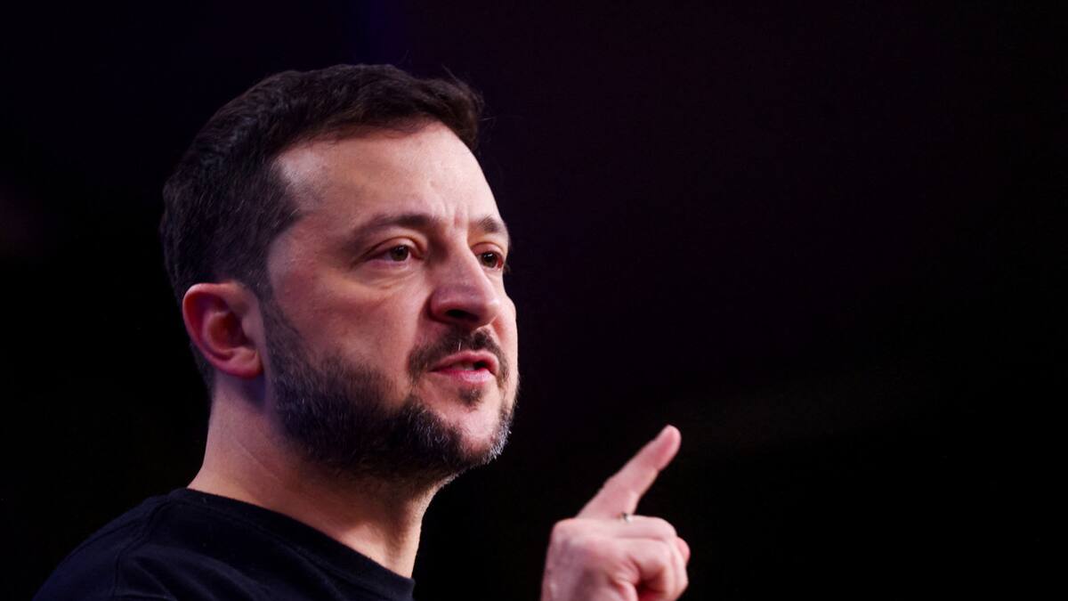 Volodimir Zelenski, presidente de Ucrania. Foto: Reuters.