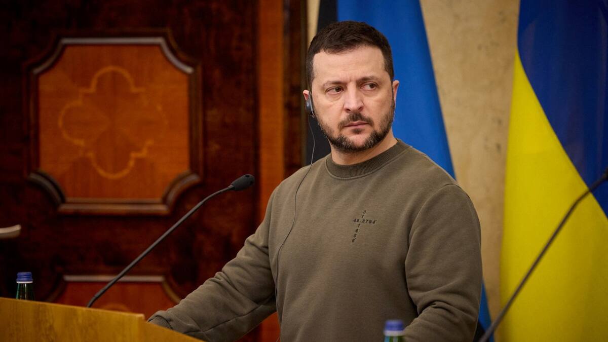 Volodimir Zelenski, presidente de Ucrania. Foto: Reuters.